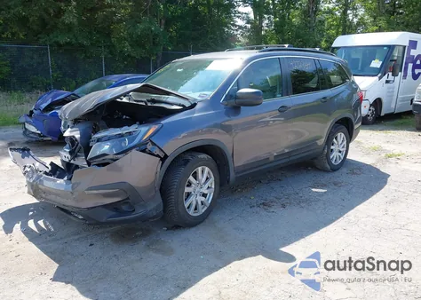 2019 Honda Pilot Lx из США, поврежденный, VIN 5FNYF6H15KB056957